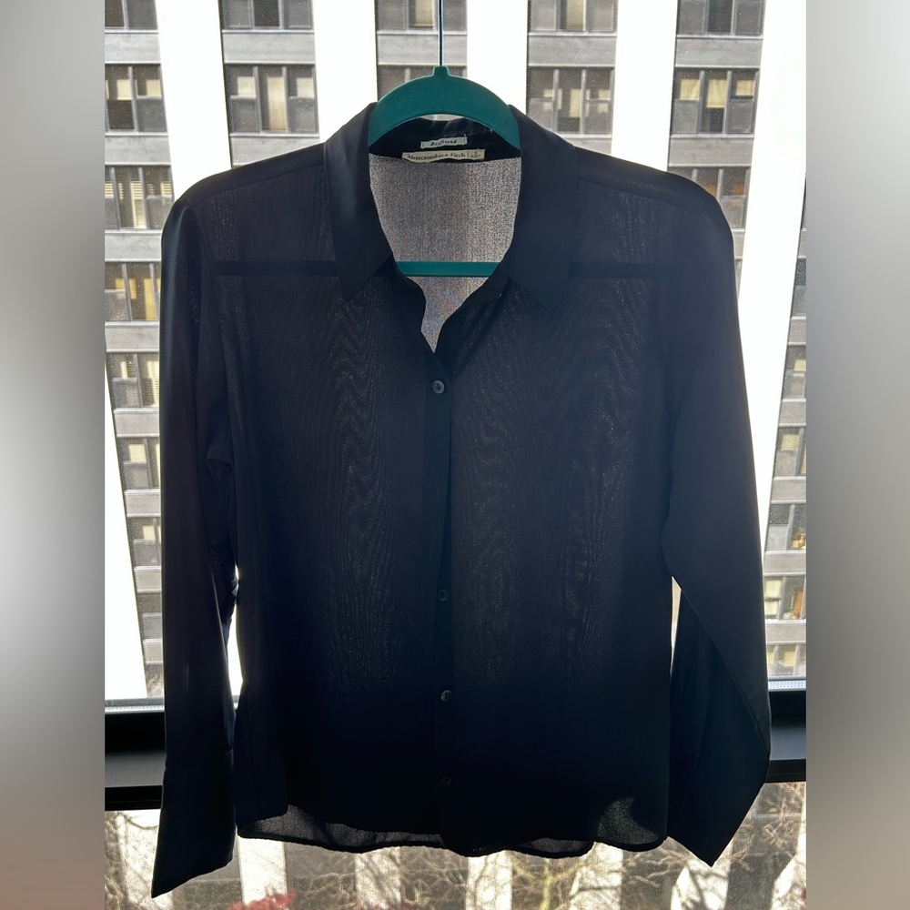 Black Abercrombie button up